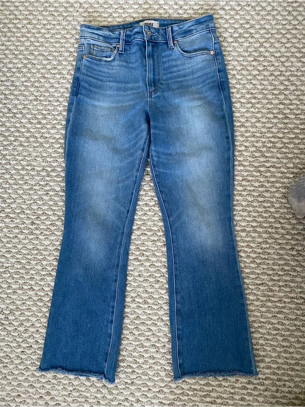 Paige The Colette Crop Flare Jean